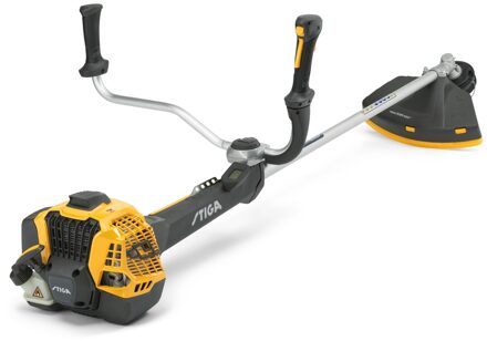 Stiga BC 750 B Benzine Bosmaaier | 44,8 cc | 1,5 kW | 2-takt | 45 cm | bike | TriArc | B&W | Dubbel draagharnas - 283424008/ST3