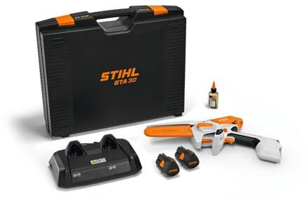 Stihl GTA 30 SET Mini Accu Kettingzaag | Incl. 2x AS Accu en AL 5-2 lader - GA050116910