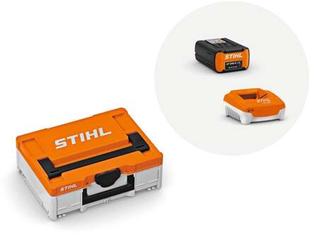 Stihl Power Box Basic, met 2x AP 200 S accu's en 1x AL 301 Snellader - 48502000042