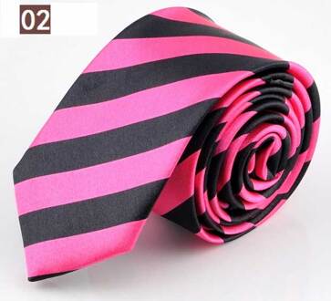 STIJL Blauw Rood Groen Wit Geel Zwart Stripe Man's Classic Rayon Polyester Zaken Wedding Party Mannen Mode stropdas 02