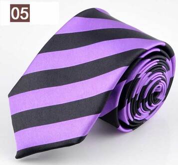 STIJL Blauw Rood Groen Wit Geel Zwart Stripe Man's Classic Rayon Polyester Zaken Wedding Party Mannen Mode stropdas 05