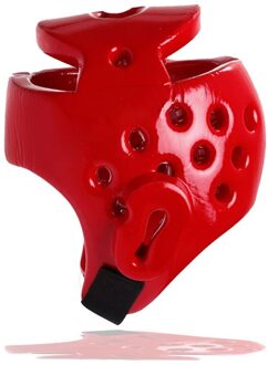 Stijl Blauw/Rood Kids Volwassenen Sanda Karate Muay Thai Boksen Helm Taekwondo Apparatuur Hoofd Beschermen Training Helm rood / S