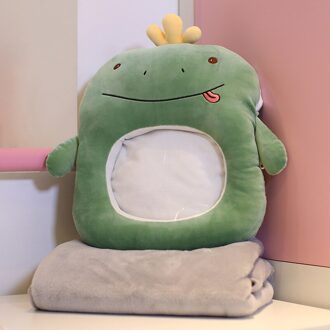 Stijl Dit Is Een Warmhand Kussen Die Kan Worden Gebruik Mobiele Telefoon Gratis Een Wollen Deken dinosaurus