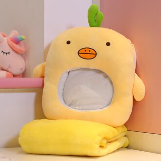 Stijl Dit Is Een Warmhand Kussen Die Kan Worden Gebruik Mobiele Telefoon Gratis Een Wollen Deken eend