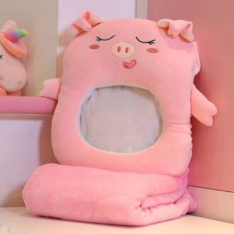 Stijl Dit Is Een Warmhand Kussen Die Kan Worden Gebruik Mobiele Telefoon Gratis Een Wollen Deken varken