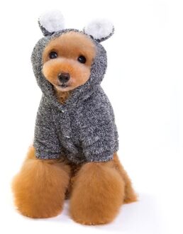 Stijl Hond Kleren Herfst En Winter Franse Bulldog Hond Kleren Leuke Luiaard Beer Puppy Jas Warm Kleine Hond Kleding hond 1 / M