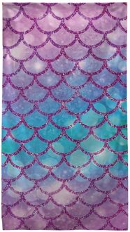 Stijl Innovatieve Badhanddoek Mermaid Beach Handdoek Creatieve Afdrukken Zonnebrandcrème Sjaal Sneldrogende Handdoek paars