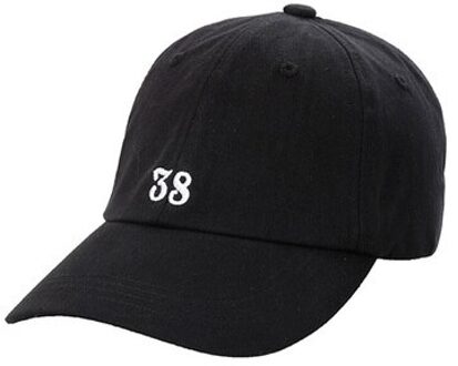 Stijl Modieuze Dame Borduurwerk Leisure Cap Vrouwelijke Liefhebbers Soft Top Zonnescherm Persoonlijkheid Baseball Cap Mannelijke zwart