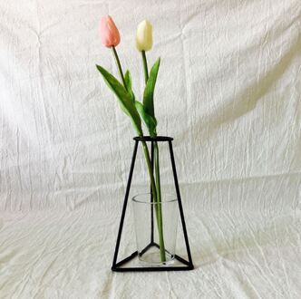 Stijl Retro Ijzer Lijn Bloemen Vaas Metal Plant Houder Moderne Effen Home Decor Nordic Stijlen Ijzeren Vaas