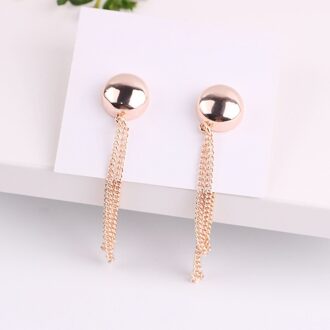 Stijl Sterke Magnetische Moslim Sjaal Gesp Zonder Trace Met Ketting roos goud