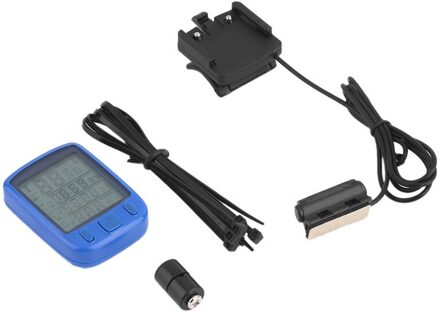 Stijl Sunding Sd 563B Waterdichte Lcd Display Cycling Bike Fiets Computer Kilometerstand Snelheidsmeter Met Groene Achtergrondverlichting PH01701
