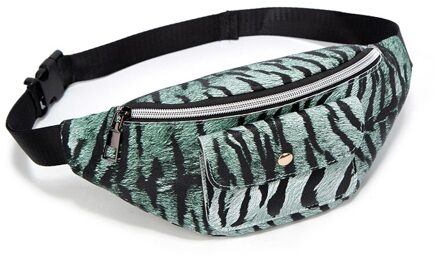 Stijl Taille Tas Vrouwelijke Riem Borst Handtas Unisex Fanny Pack Dames Taille Pack Belly Tassen Portemonnee groen