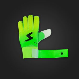 Stijl Voetbal Doelman Handschoenen Gradiënt Kleur Latex Handschoenen Met Finger Guard rood / 9