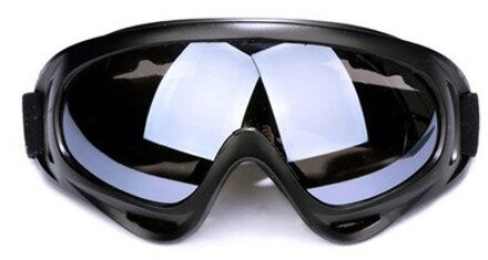 Stijl Winter Winddicht Skiën Goggles Outdoor Sport Bril Skibril Stofdicht Moto Fietsen Zonnebril donker grijs