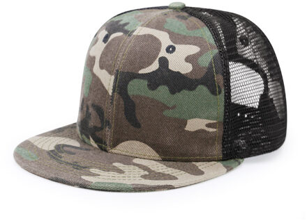 Stijlen Blank Mesh Camo Baseball Caps Zwarte Hiphop Hoeden Heren Vrouwen Bboy Gorras Botten Snapback Effen Hoed