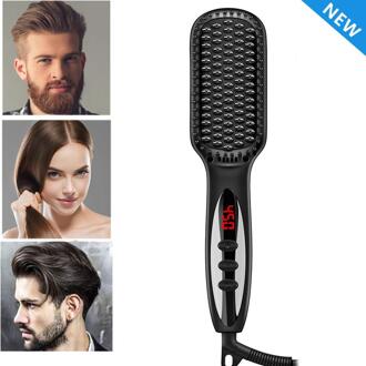 Stijltang Borstel, Ionische Haar Rechttrekken Borstel Met Snelle Mch Keramische Verwarming Professionele Styling Tool UK
