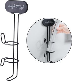 Stijltang Opbergrek Wandmontage Krultang Houder Hanger Föhn Houder Föhn Plank zwart