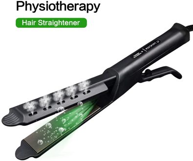 Stijltang Vier-Gear Temperatuur Aanpassing Keramische Toermalijn Ionische Flat Iron Curling Iron Hair Curler Voor Vrouwen Haar met doos / UK