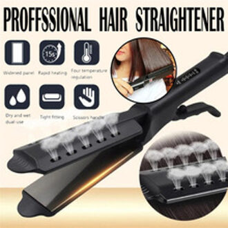 Stijltang Vier-gear Temperatuur Aanpassing Keramische Toermalijn Ionische Flat Iron Professionele Stoom Stijltang EU