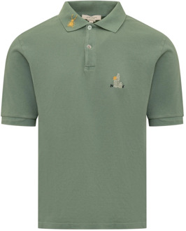 Stijlvol en veelzijdig heren poloshirt Nick Fouquet , Green , Heren - S