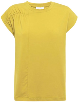 Stijlvol T-Shirt Alpha Studio , Yellow , Dames - L,Xs
