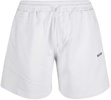 Stijlvolle Bermuda Shorts voor de zomer Msgm , White , Heren - L,M,S