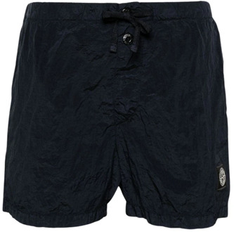 Stijlvolle Bermuda Shorts voor Mannen Stone Island , Black , Heren - XL