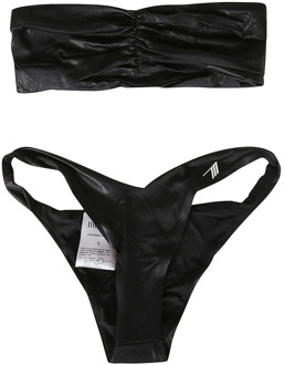 Stijlvolle Bikini Set voor Zomerplezier The Attico , Black , Dames - L,M,S