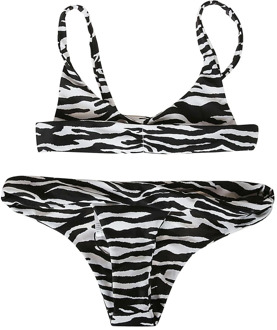 Stijlvolle Bikini Set voor Zomerplezier The Attico , Black , Dames - L,M