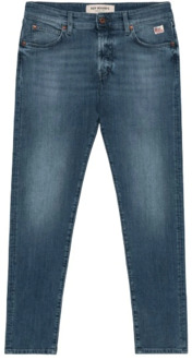 Stijlvolle Blauwe Denim Jeans Roy Roger's , Blue , Heren - W30
