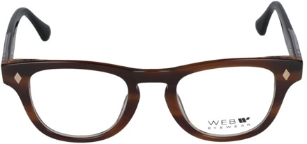Stijlvolle Bril We5384 WEB Eyewear , Brown , Unisex - 47 MM