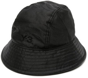 Stijlvolle Bucket Hat voor zomerdagen Y-3 , Black , Unisex - ONE Size