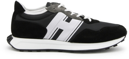 Stijlvolle Comfort Sneakers Hogan , Black , Heren - 41 1/2 Eu,41 EU