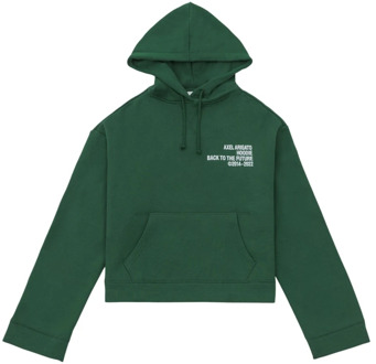 Stijlvolle Cropped Hoodie Axel Arigato , Green , Dames - L,M