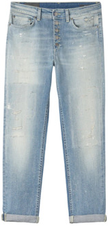 Stijlvolle Cropped Jeans Dondup , Blue , Dames - W26