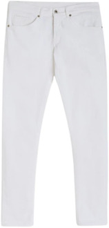 Stijlvolle Denim Jeans Dondup , White , Heren - W36