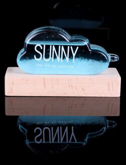 Stijlvolle Desktop Weersverwachting Water Glazen Fles Met Base Barometer Flessen Weerstation L2