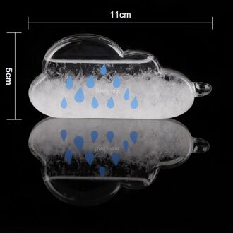 Stijlvolle Desktop Weersverwachting Water Glazen Fles Met Base Barometer Flessen Weerstation W1