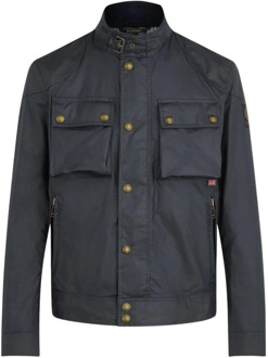 Stijlvolle en praktische lichtgewicht jas voor heren Belstaff , Blue , Heren - XL