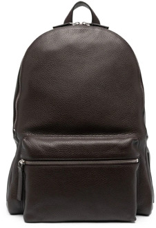 Stijlvolle Heren Bucket Bag Rugzak Orciani , Brown , Heren - ONE Size