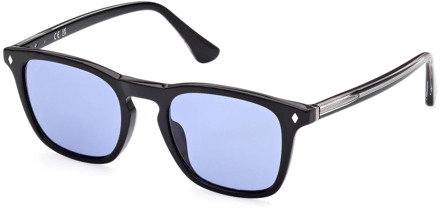 Stijlvolle herenzonnebril WEB Eyewear , Black , Heren - 50 MM