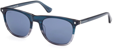 Stijlvolle herenzonnebril WEB Eyewear , Blue , Heren - 53 MM