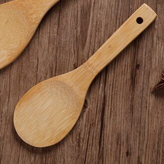 Stijlvolle Keuken Spatel Houten Servies Kookgerei Lepel Tool Praktische Servies Gezonde Bamboe Rijst Lepel. groot