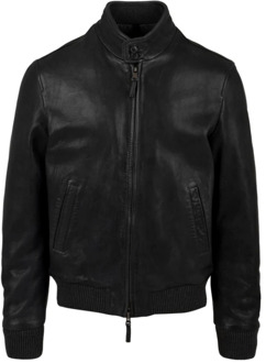 Stijlvolle Leren Jassen The Jack Leathers , Black , Heren - 2Xl,L