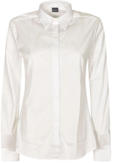 Stijlvolle Overhemden Collectie Fay , White , Dames - L