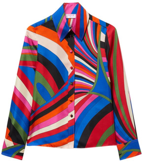 Stijlvolle Overhemden Emilio Pucci , Multicolor , Dames - S,Xs