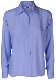 Stijlvolle Overhemden voor Mannen Mauro Grifoni , Purple , Dames - S