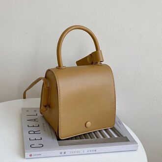 Stijlvolle Schoudertassen Vrouwen Schouder Handtas Vrouwelijke Bolsas Pu Lederen Tas Messenger Crossbody khaki