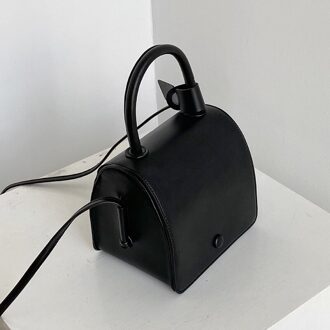 Stijlvolle Schoudertassen Vrouwen Schouder Handtas Vrouwelijke Bolsas Pu Lederen Tas Messenger Crossbody zwart