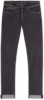 Stijlvolle Slim-Fit George Jeans Dondup , Black , Heren - W32